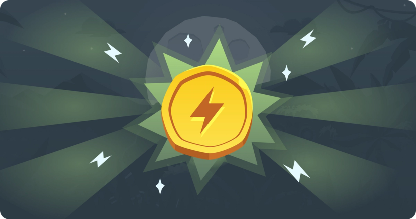 Bitcoin Lightning coin.