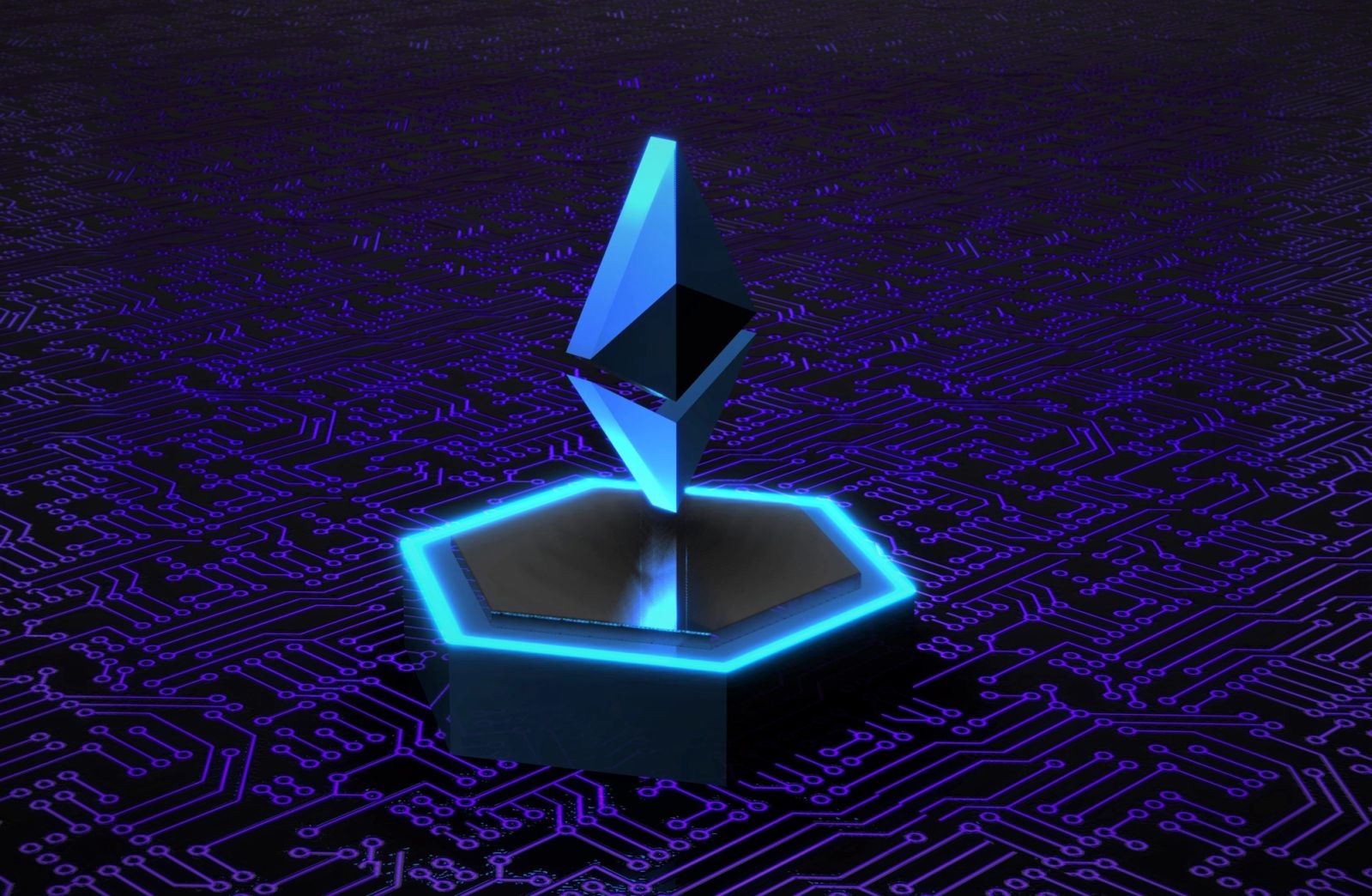 Ethereum icon on network background what is staking blog