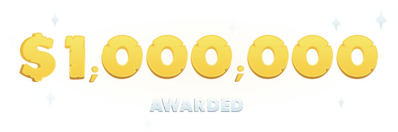 $1,000,000 awarded
