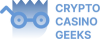logo for crypto casino geeks luckydice