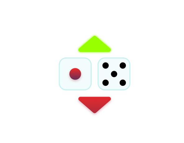 classic dice logo for luckydice