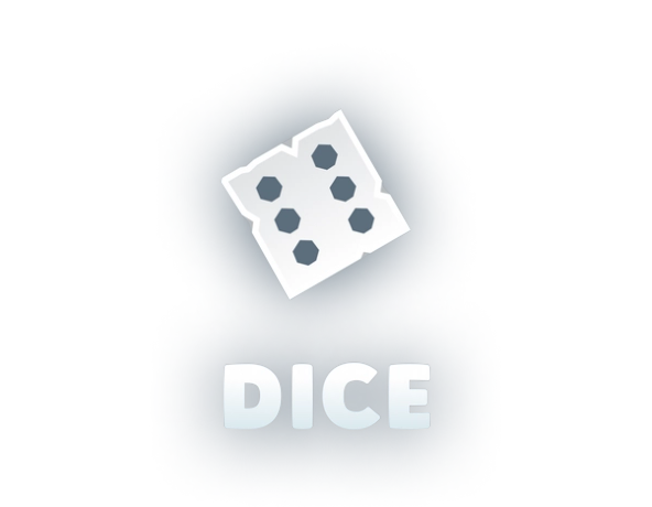 Dice Game Logo, Play at BitKong Bitcoin Casino